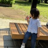 ２歳児の後ろ姿