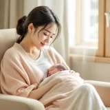 授乳ケープで授乳するママのイメージ｜母乳が足りているか気になるシーン