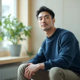 クリニックの待合室で順番を待つ男性のイメージ｜精液検査を受けるシーン